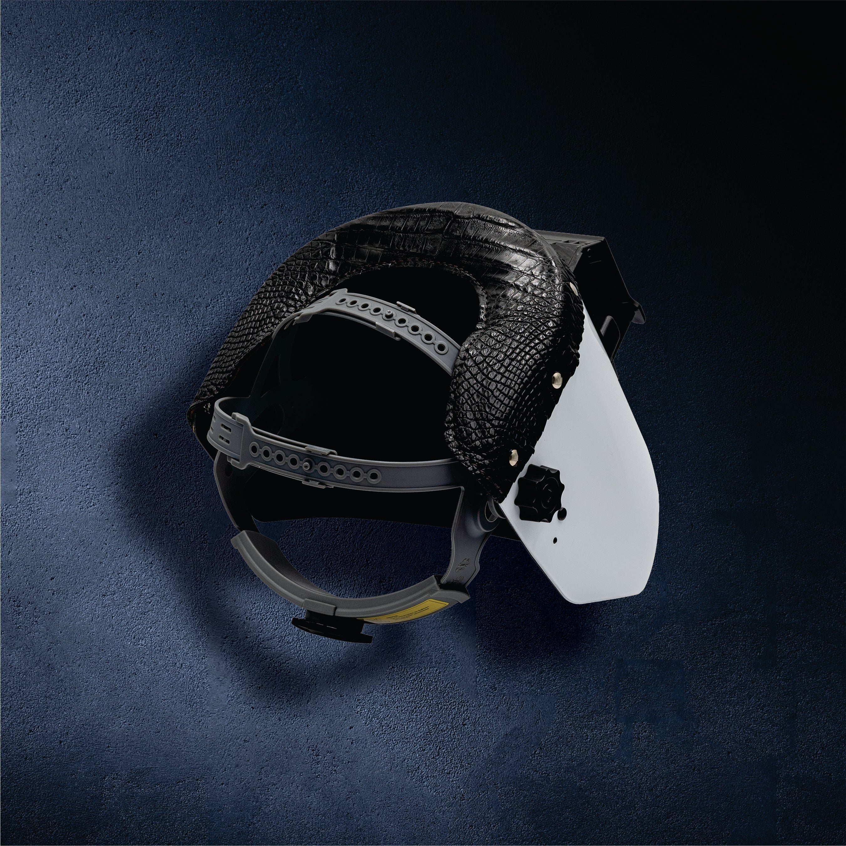 Outlaw Leather Proliner — White Shell with Black Caiman